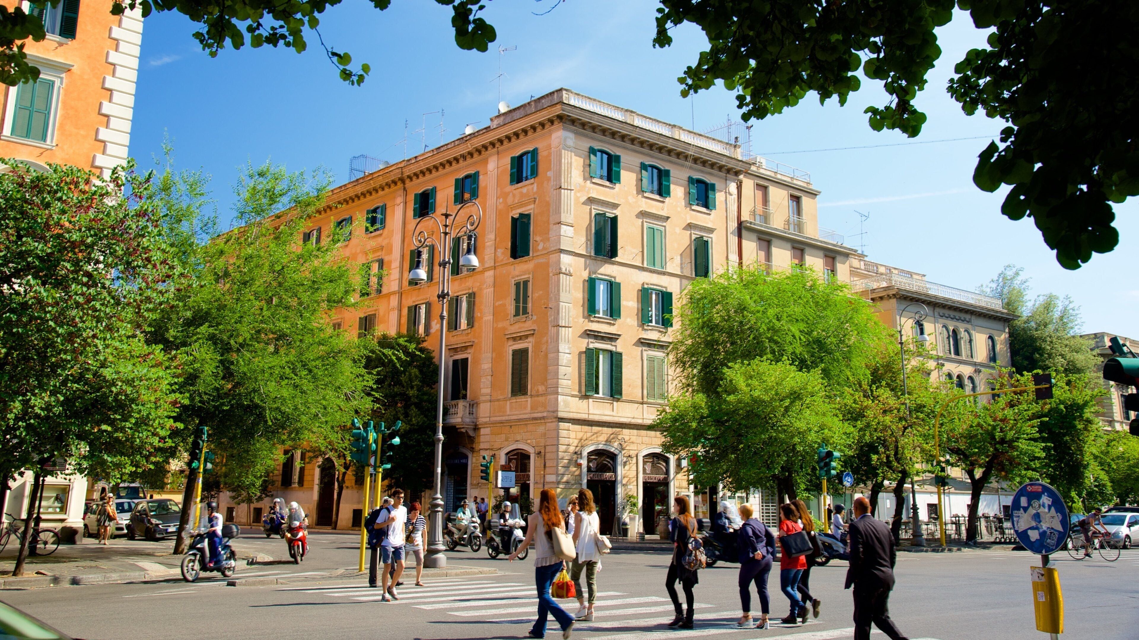 Prati featuring a square or plaza, a city and street scenes