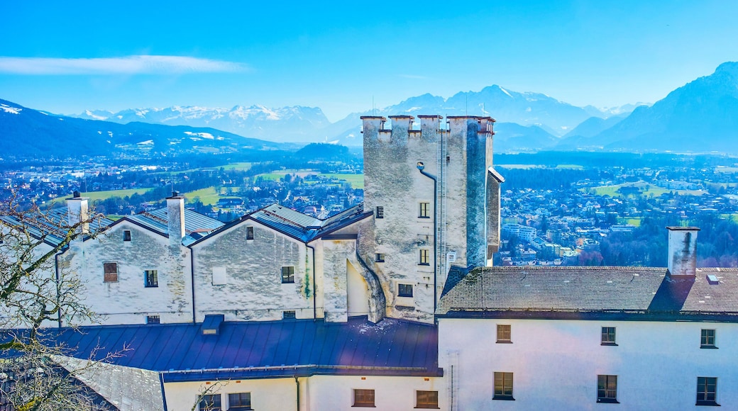The tower of Salzburg Castle, Austria