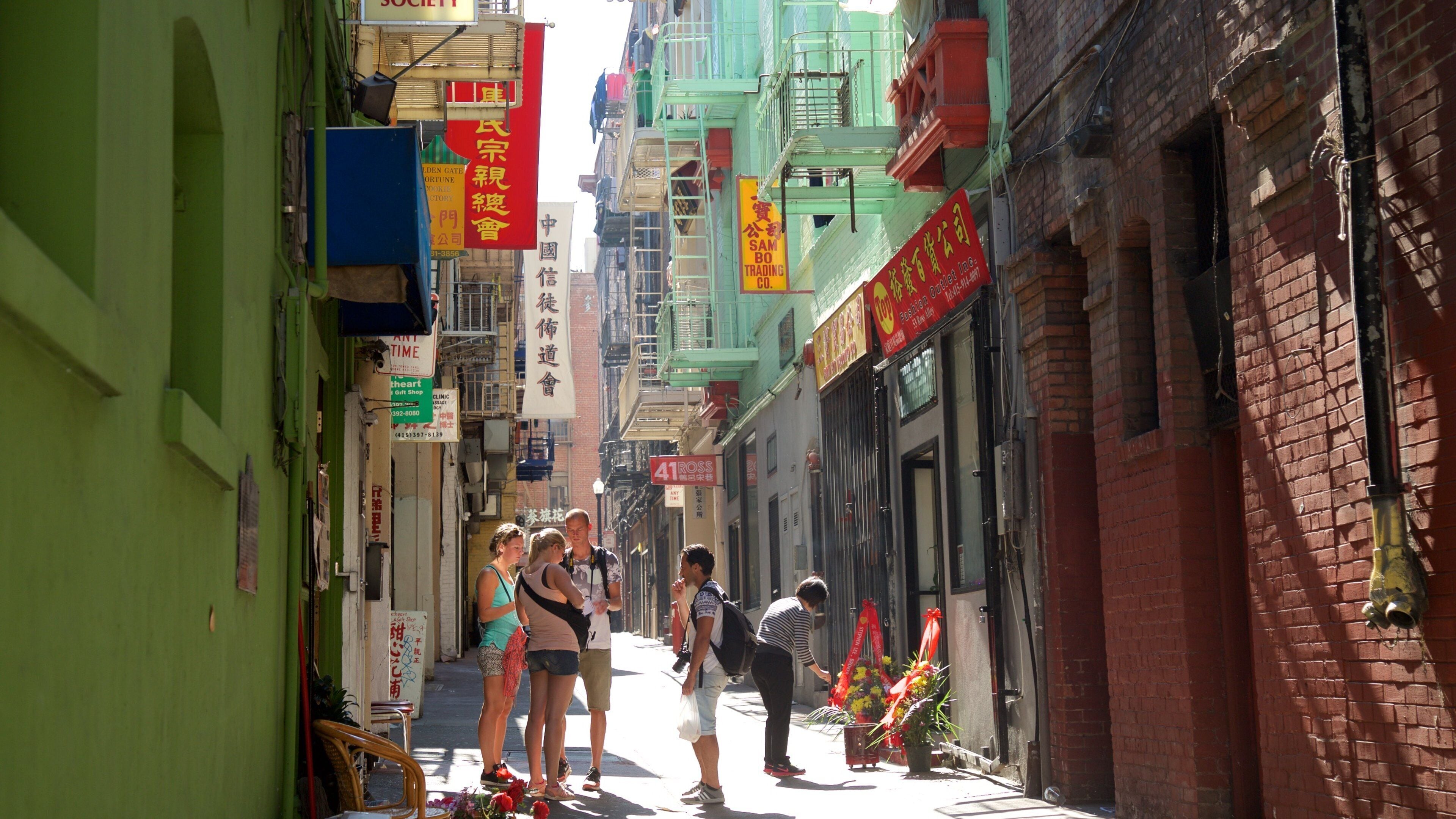 Chinatown mostrando escenas urbanas