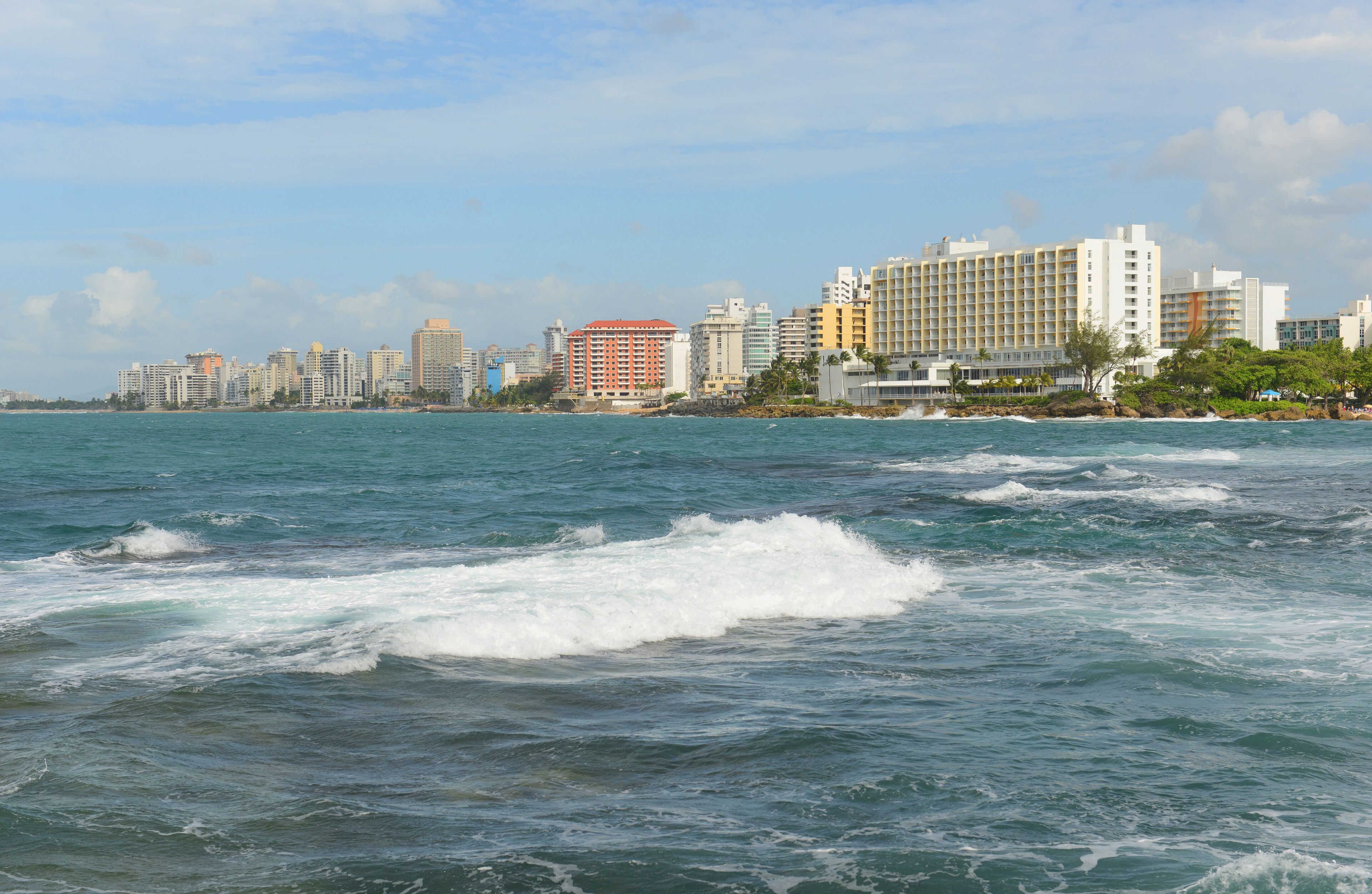 Condado skyline, San Juan, Puerto Rico