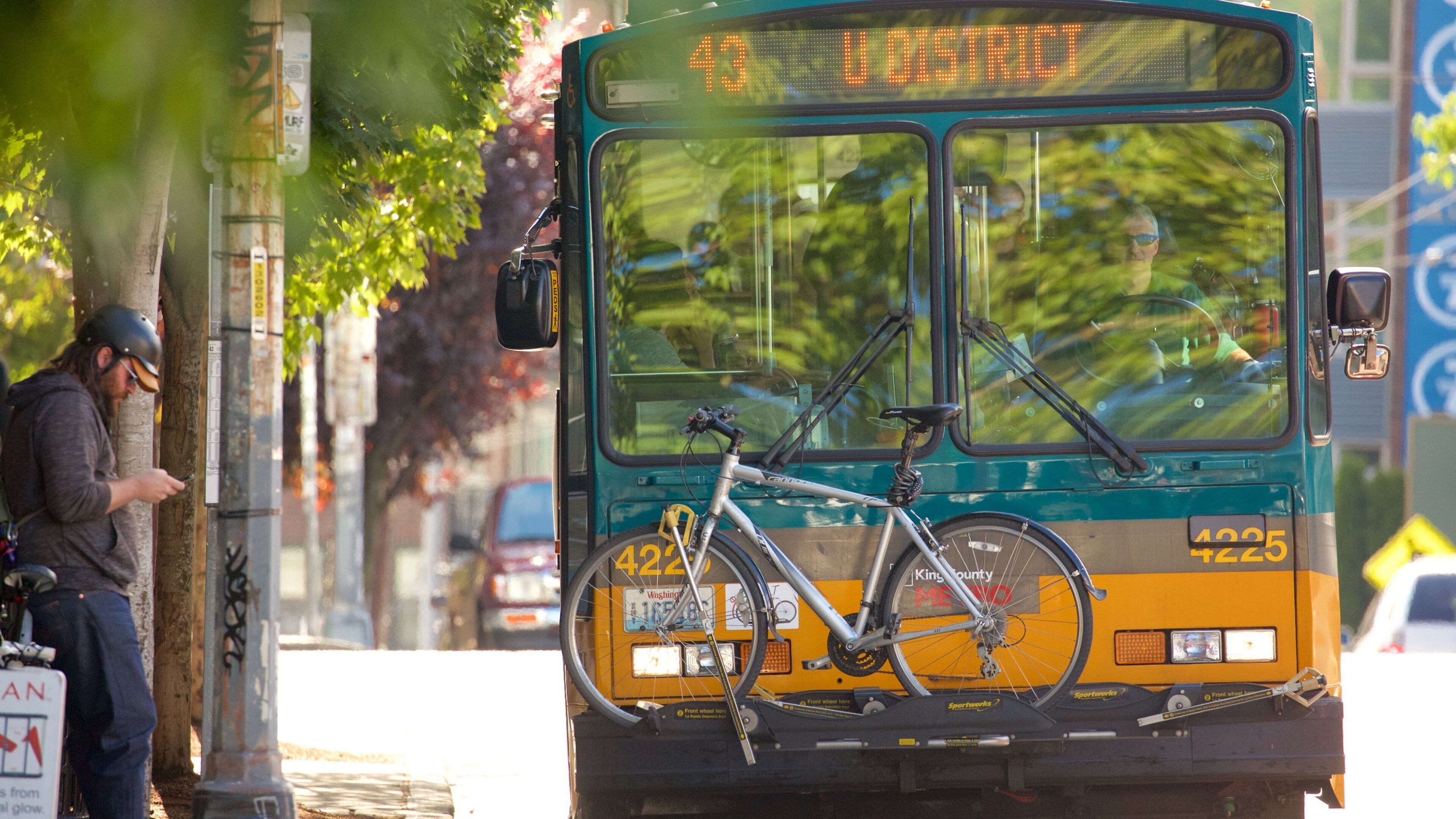 Capitol Hill som visar gatuliv