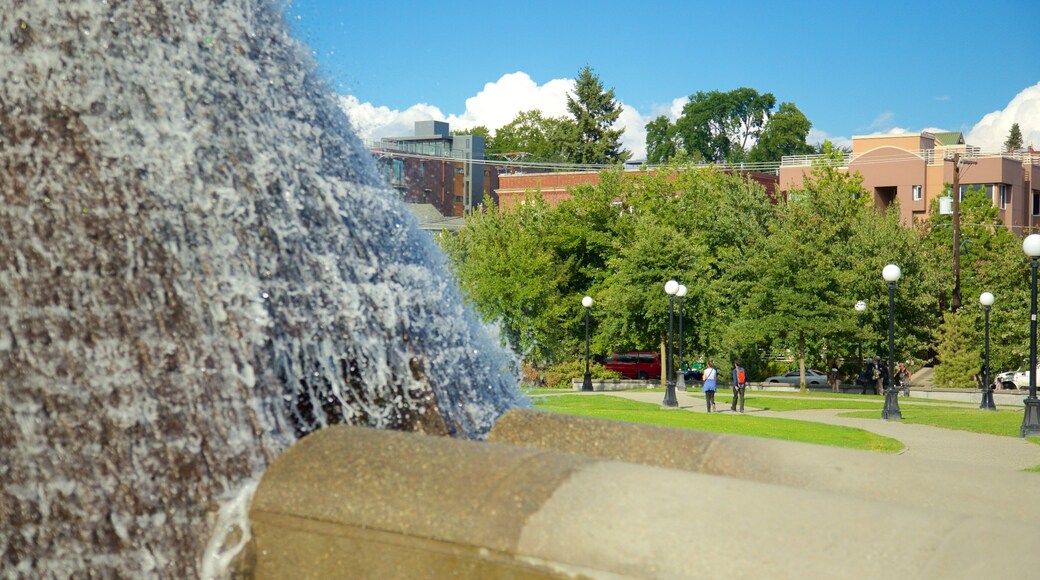 Capitol Hill which includes a fountain