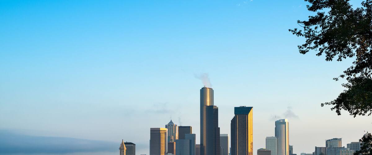 City skyline of Seattle, Washington State, USA