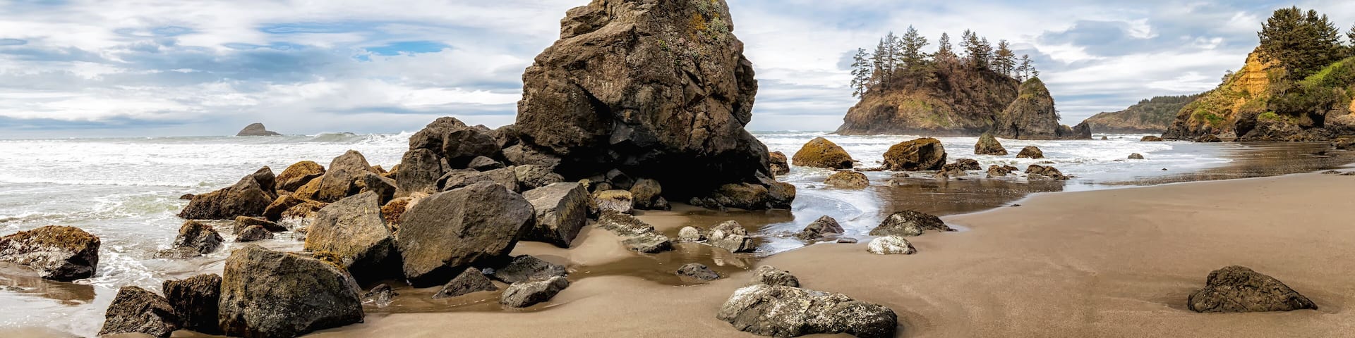 Grandmother Rock Standing Proudly at Trinidad State Beach, California, USA