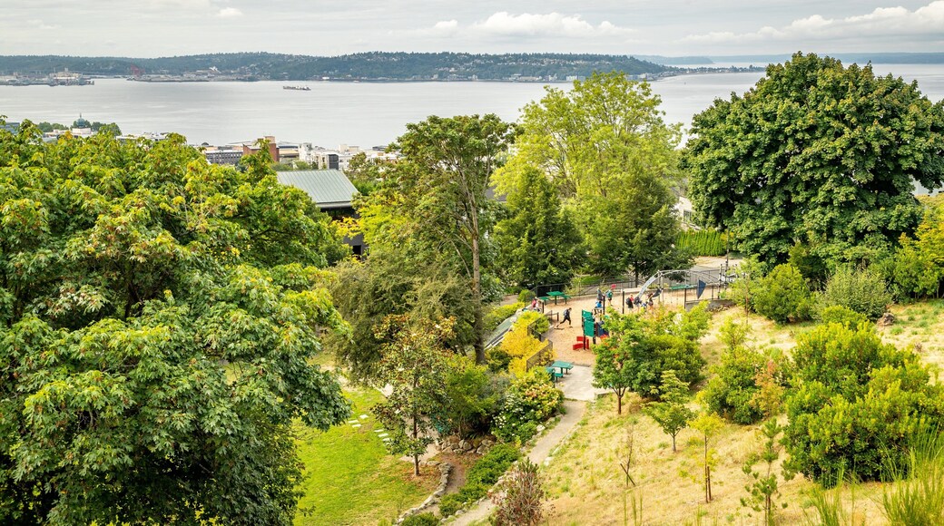 Queen Anne featuring a park, landscape views and a playground