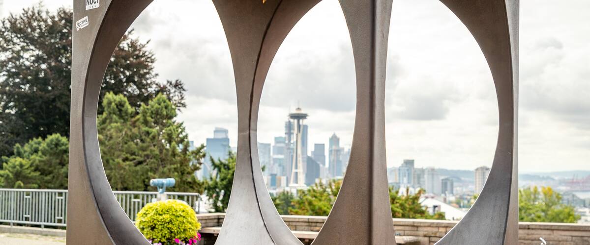 Queen Anne which includes outdoor art and views