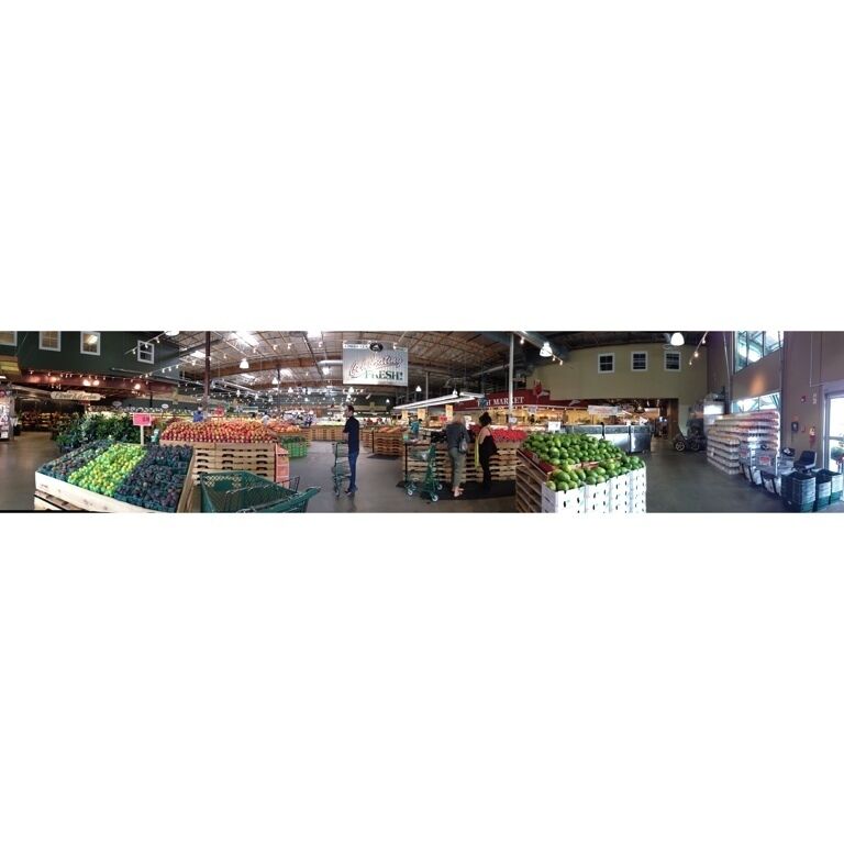This is my first panoramic shot with the iPhone 5. It's great to be able to capture the layout of Central Market! It's my absolute favorite grocery store and always has fresh goods to choose from. 