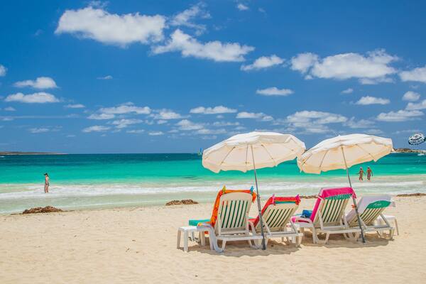 Orient Bay Beach featuring a sandy beach, tropical scenes and general coastal views