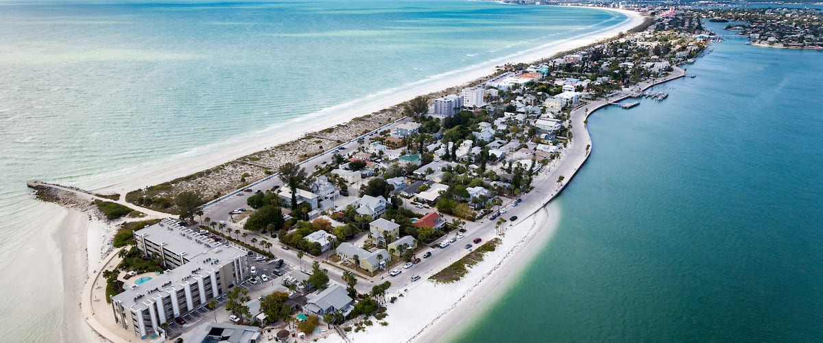 Pass A Grille Beach Florida aerial image; Shutterstock ID 650236150; purchase_order: SP-1269 HA 2018 Batch 1; Order: ; client: ; other: