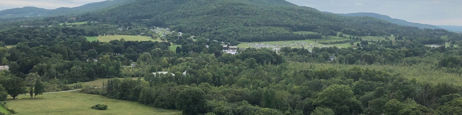 Shot from the top of the Bennington Monument