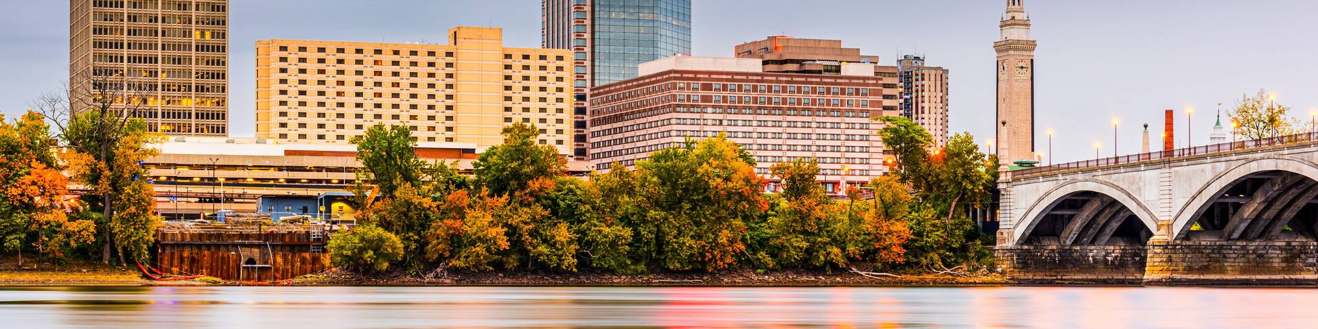 Springfield, Massachusetts, USA Skyline