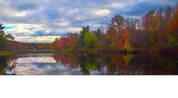 Private Little Robinhood Lake in the Berkshires , took 2 great pictures here. It was perfectly serene, later in the day and a peaceful quiet you don't often experience in this day and age.