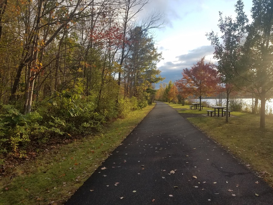 Great trail for a bike ride