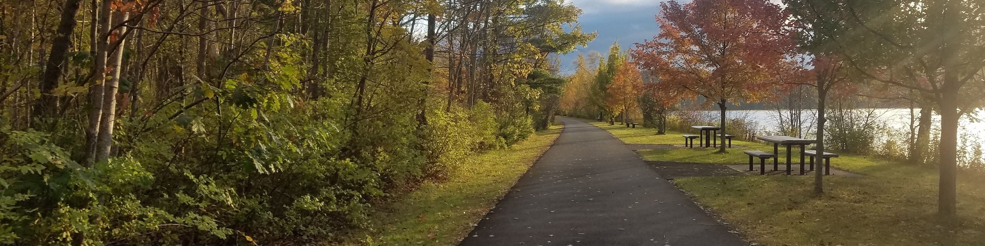 Great trail for a bike ride