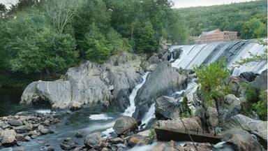 An amazing view of some old mills in Russell, MA.