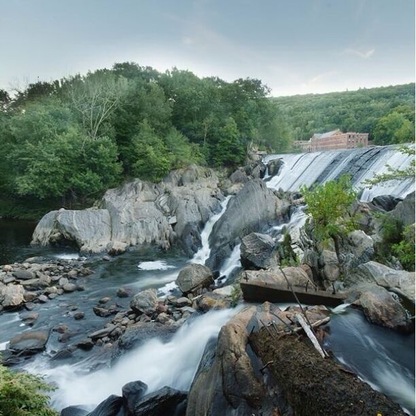 An amazing view of some old mills in Russell, MA.