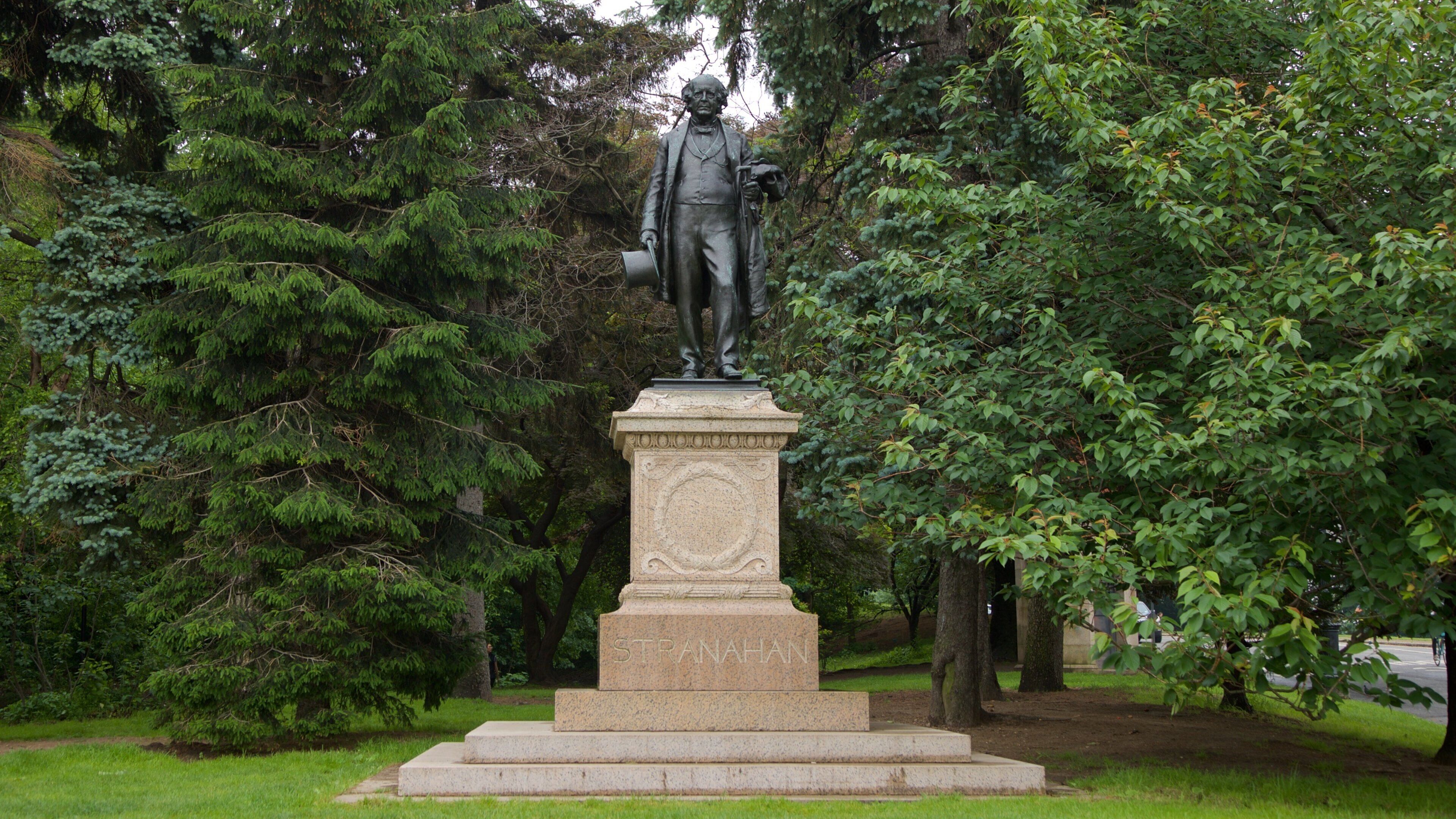 Prospect Park featuring a statue or sculpture and a garden