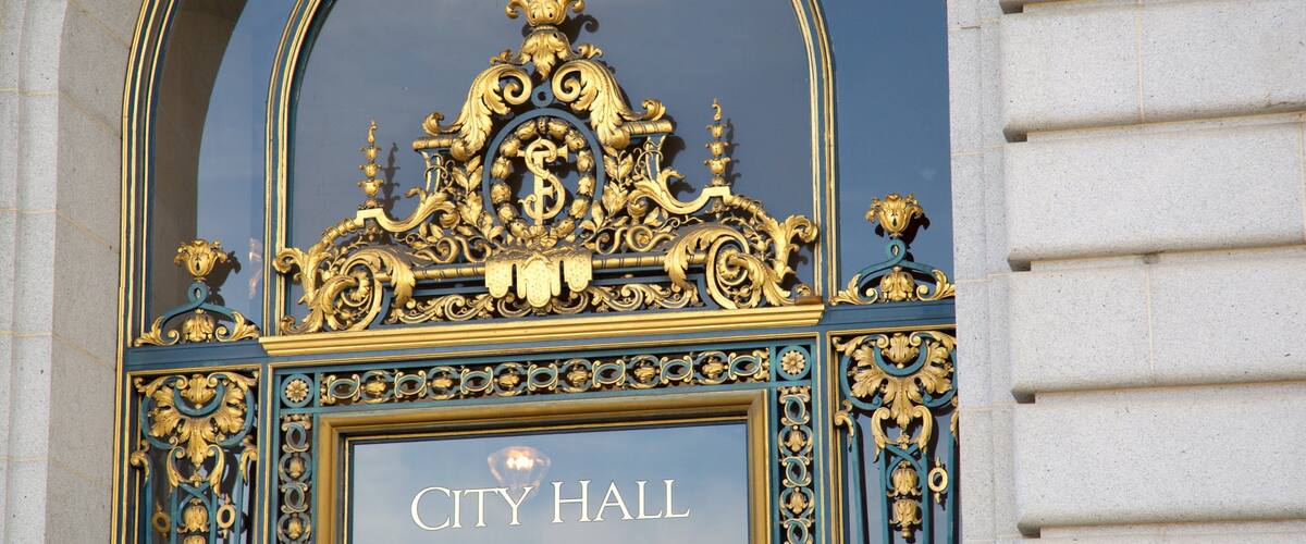 Civic Center inclusief een overheidsgebouw