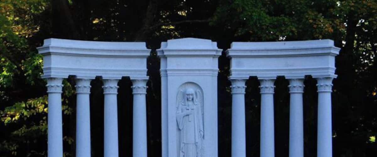 Feature Memorial, A visit to Barre requires a visit to Hope Cemetery to view many generations of fine art outdoors memorials. Something of interest all will find with the creative artists that have their work showcased for the world to see.