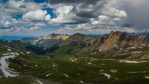 Engineer Pass Colorado view from the top, panoramic shot