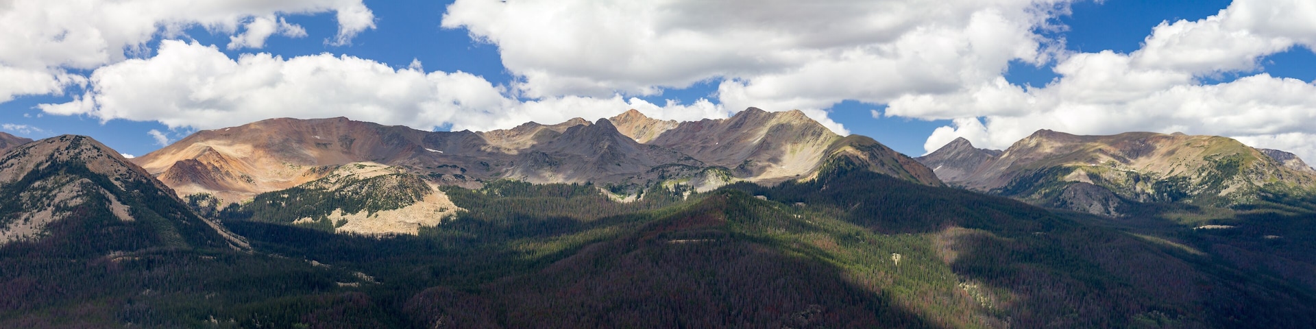 Colorado Rocky Mountain National Park Panoramic Landscape