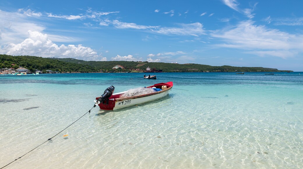 View of Puerto Seco beach in Discovery Bay (Jamaica).