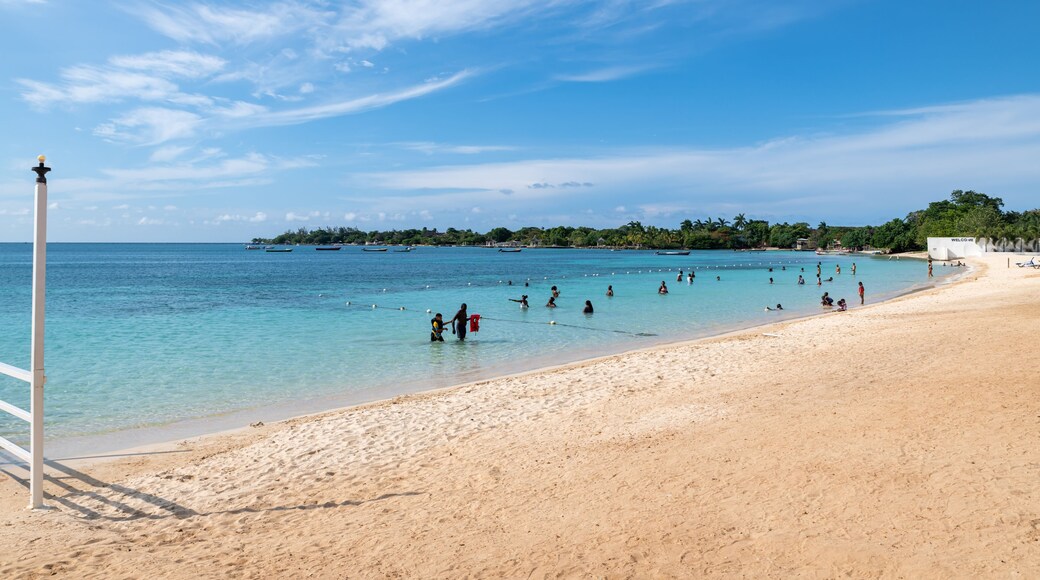 View of Puerto Seco beach in Discovery Bay (Jamaica).