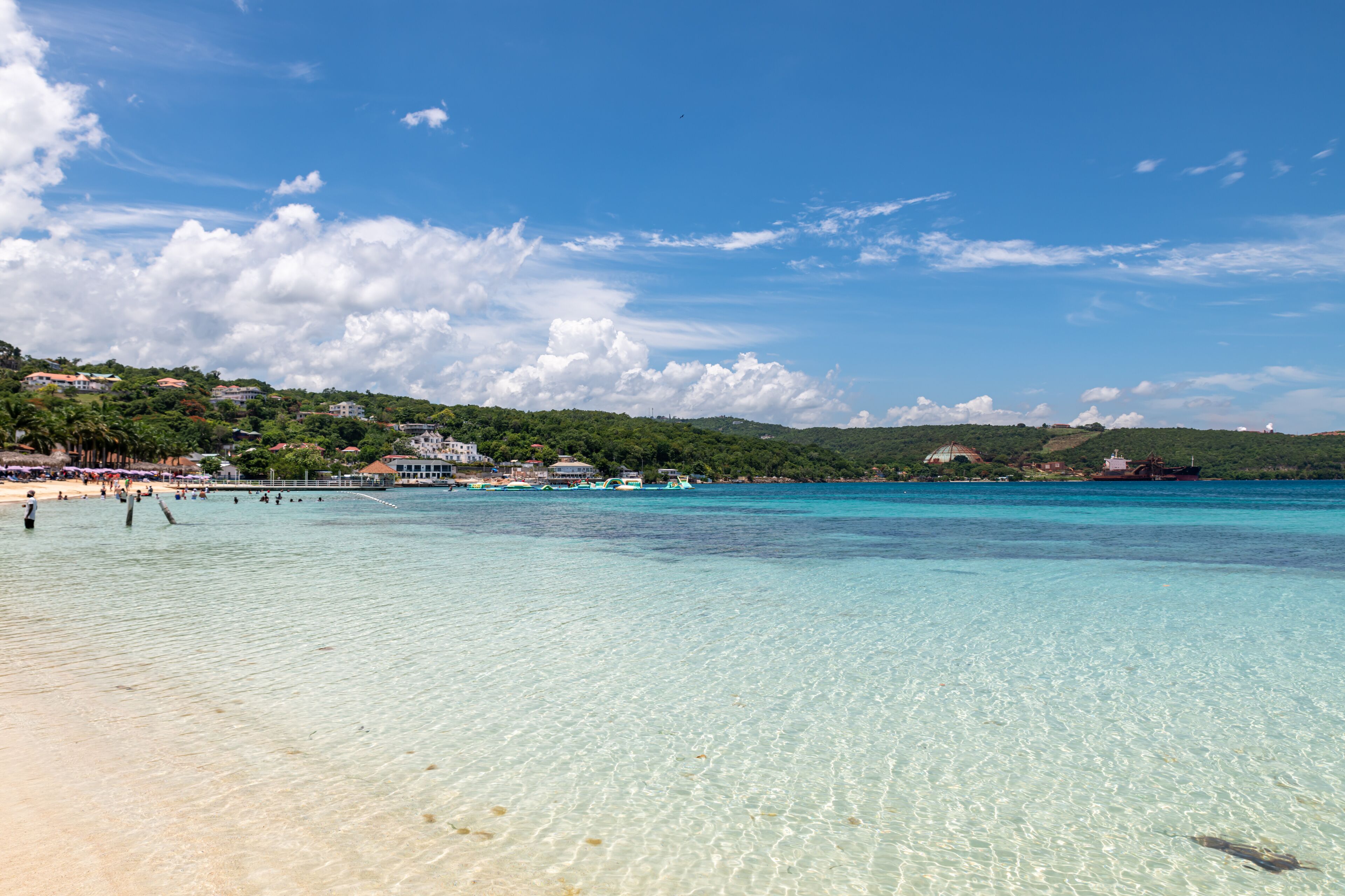 View of Puerto Seco beach in Discovery Bay (Jamaica).