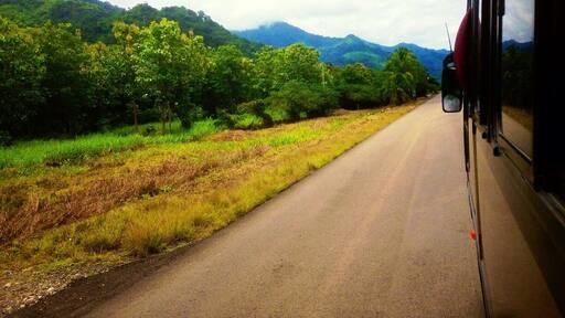 I am surrounded by mountains, forest, and the occasional farm on this bus ride. Onboard are thirty other Ticos chattering away, laughing, and telling each other stories about their week. I turn to the window and enjoy in the Costa RIcan countryside. At this moment, I think to myself, 'You know what, I think right now is a good time for wine.'