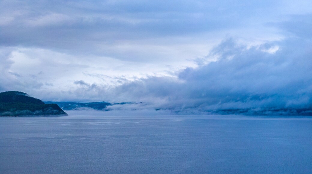 La Baie which includes general coastal views and mist or fog