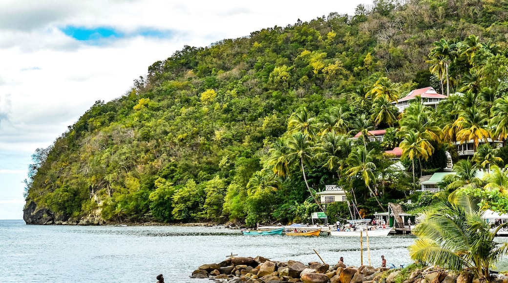Sailing into the bay #Adventure #stlucia #viewfromthewater
