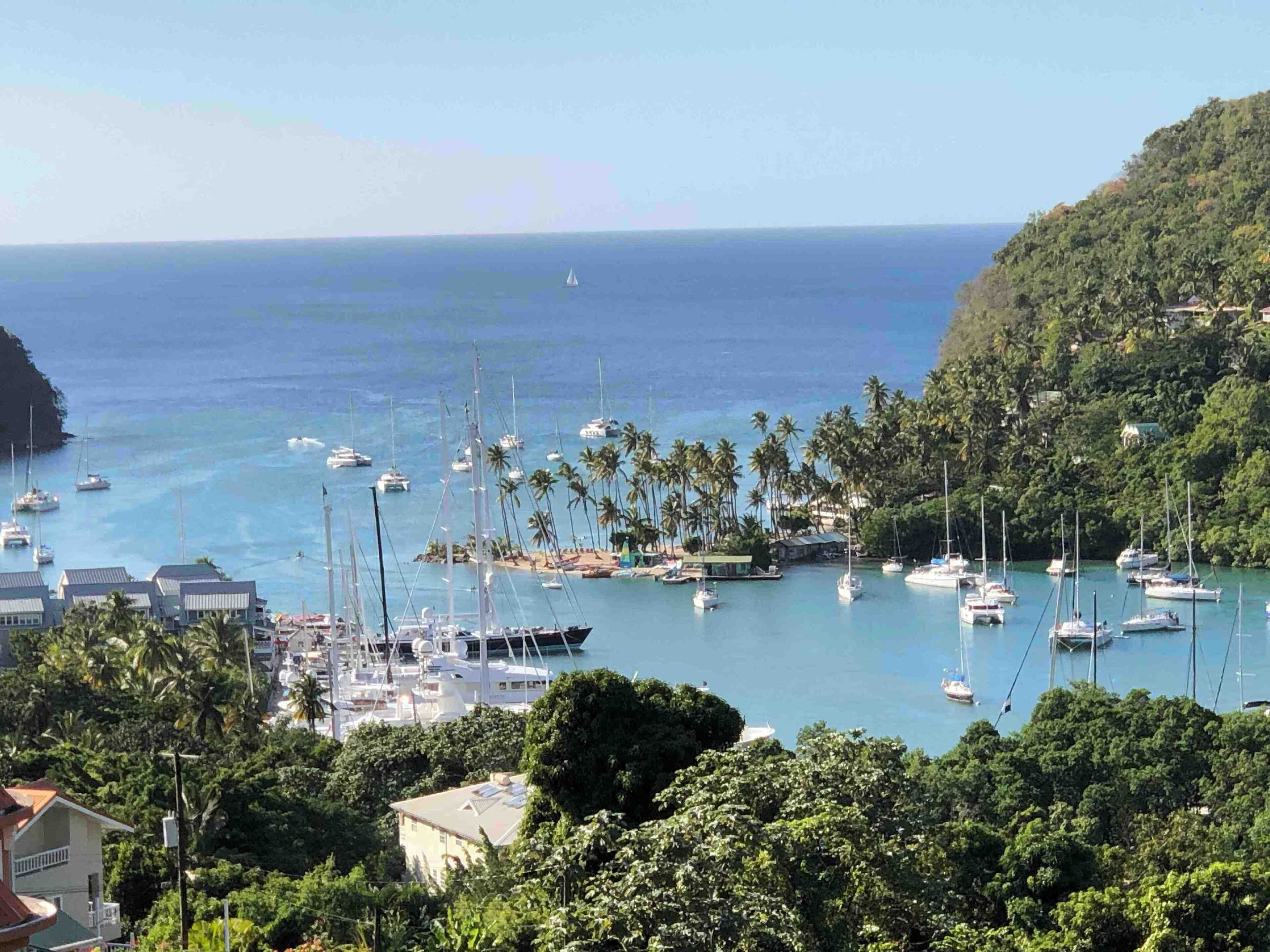 Marigot Bay - Dr Doolittle was filmed here.