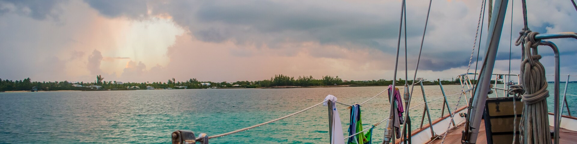 Sailboat in the Bahamas
