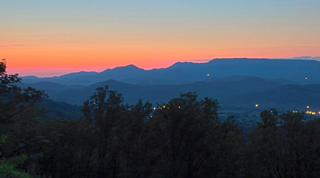 Sunset on the Foothills Parkway near Cosby, TN. Just outside the Great Smoky Mountain NP.