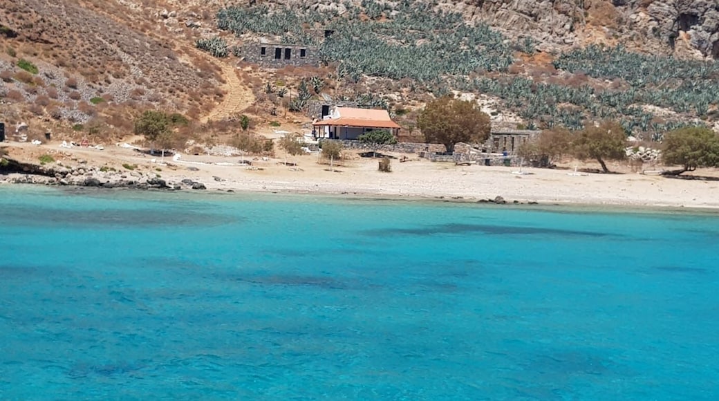 Amazing Gramvousa island with its incredible blue waters