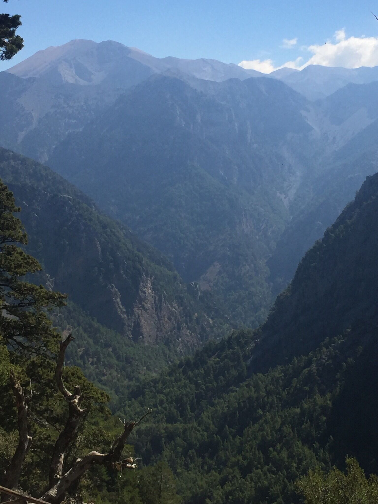 Stunning view from top to bottom , 6miles walk down to the Gorge