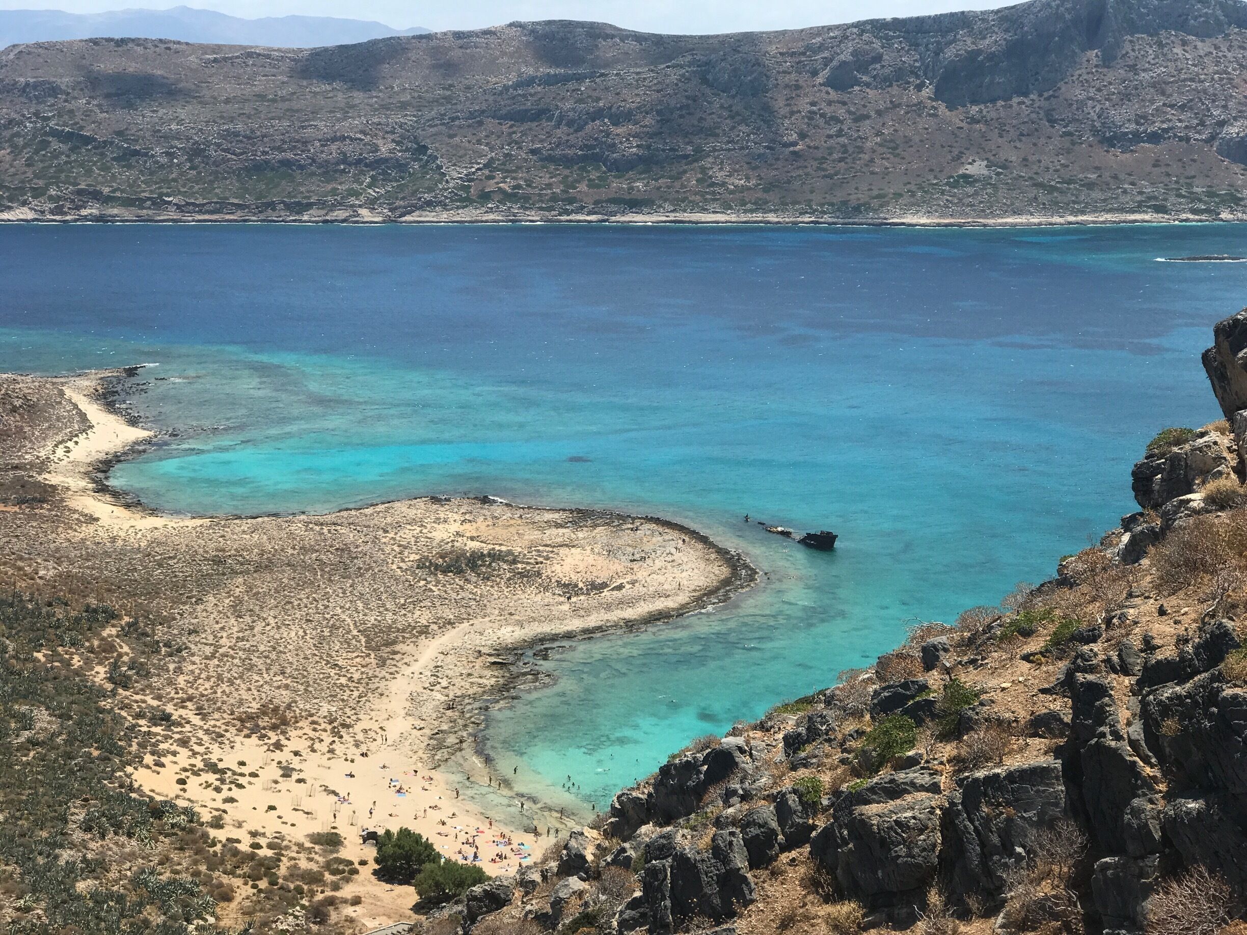 Blue Lagoon on Balos (Crete)