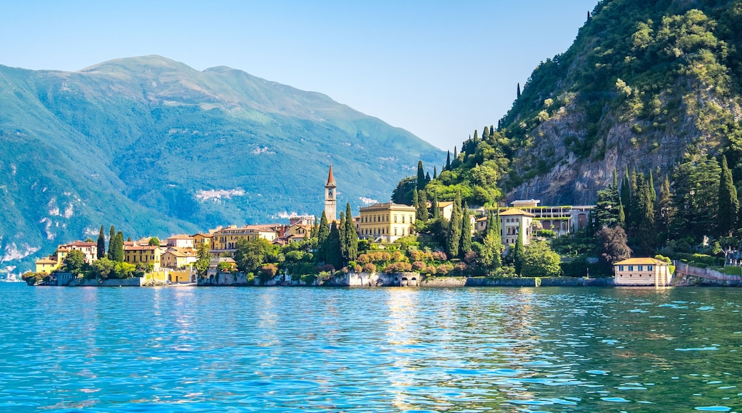 Varenna the one of town in lake como, Italy