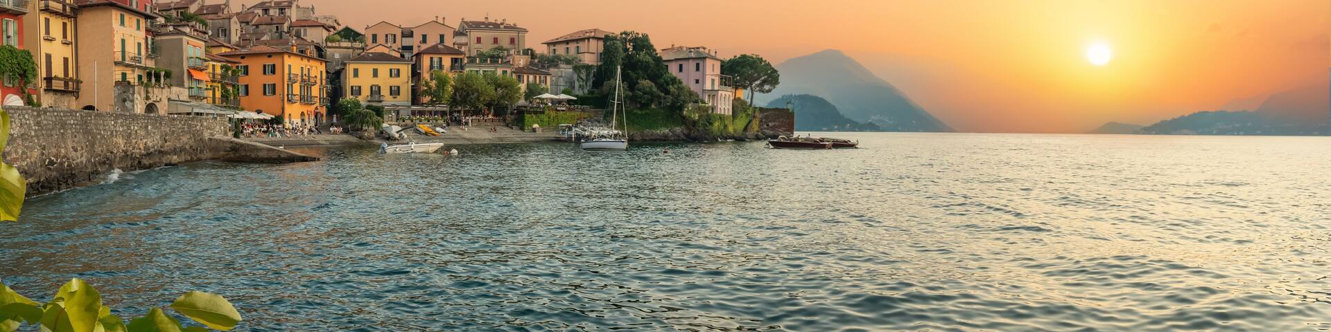 Varenna village beach