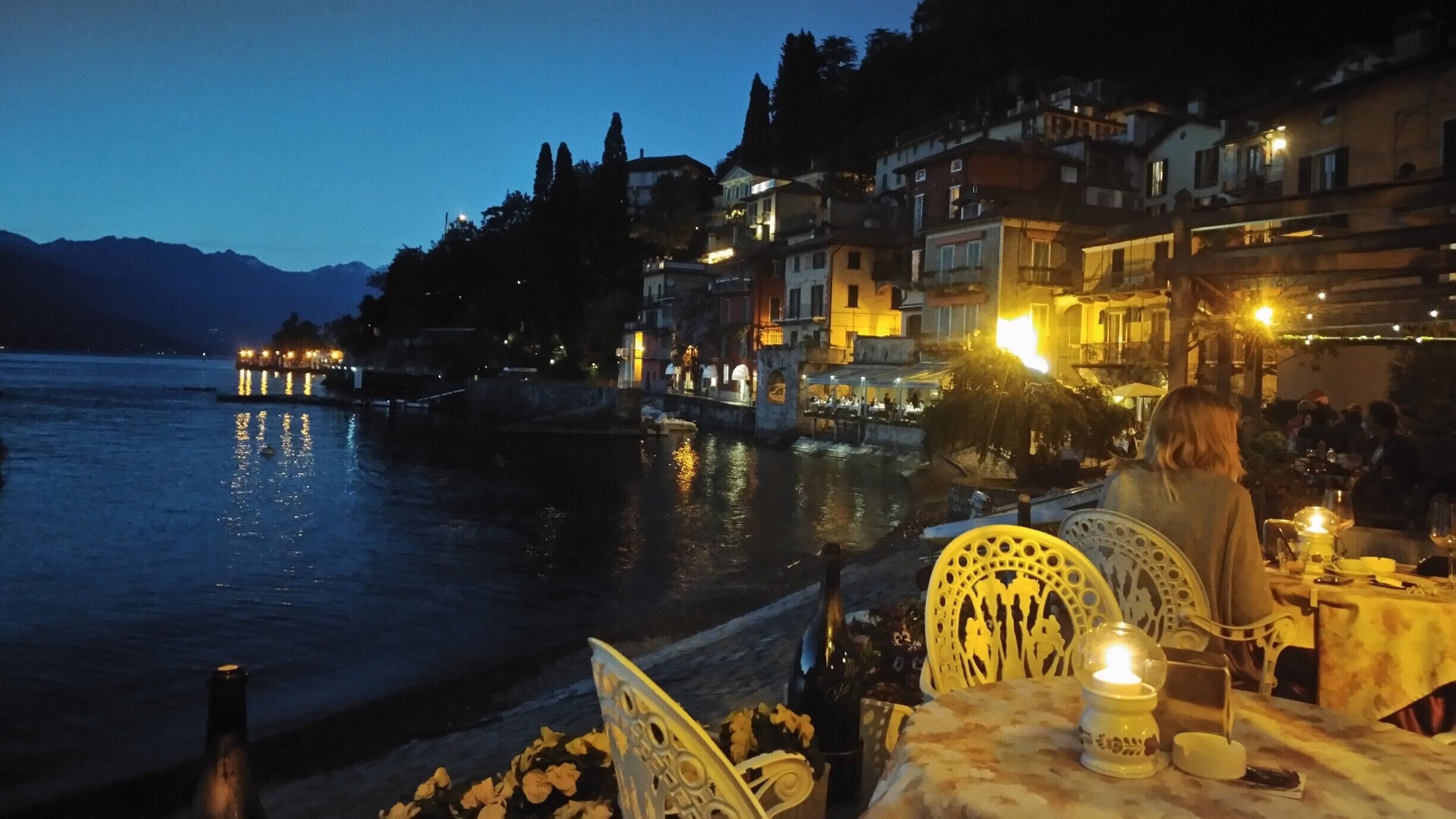 Nice warm evening in Varenna, Italy  #SpringFun 