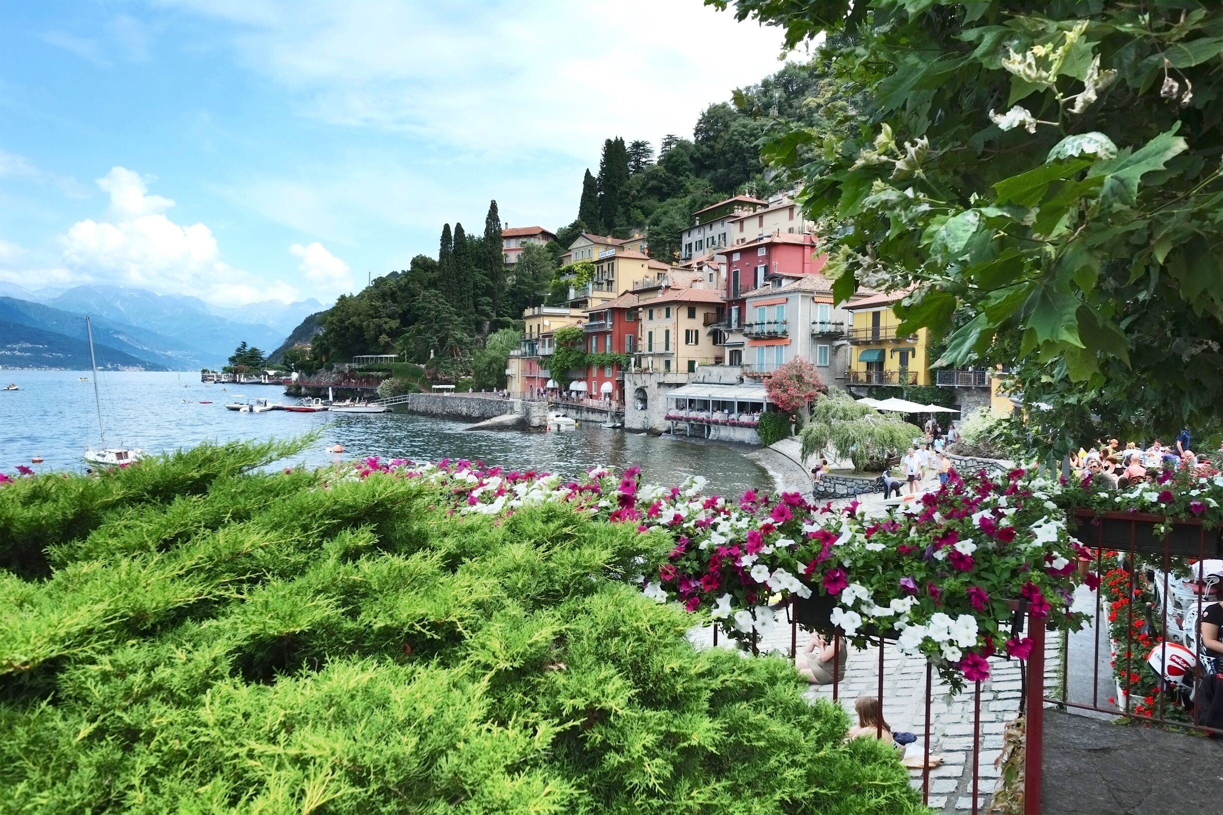 Varenna is a comune (municipality) on Lake Como in the Province of Lecco in the Italian region Lombardy, located about 60 kilometers  north of Milan and about 20 kilometers  northwest of Lecco.