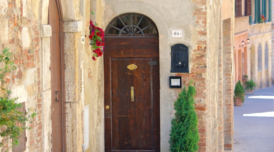 Montepulciano featuring heritage architecture