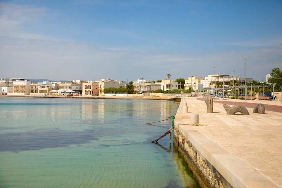 MTWP3M Port with cityview of Torre Canne, Fasano in south Italy
