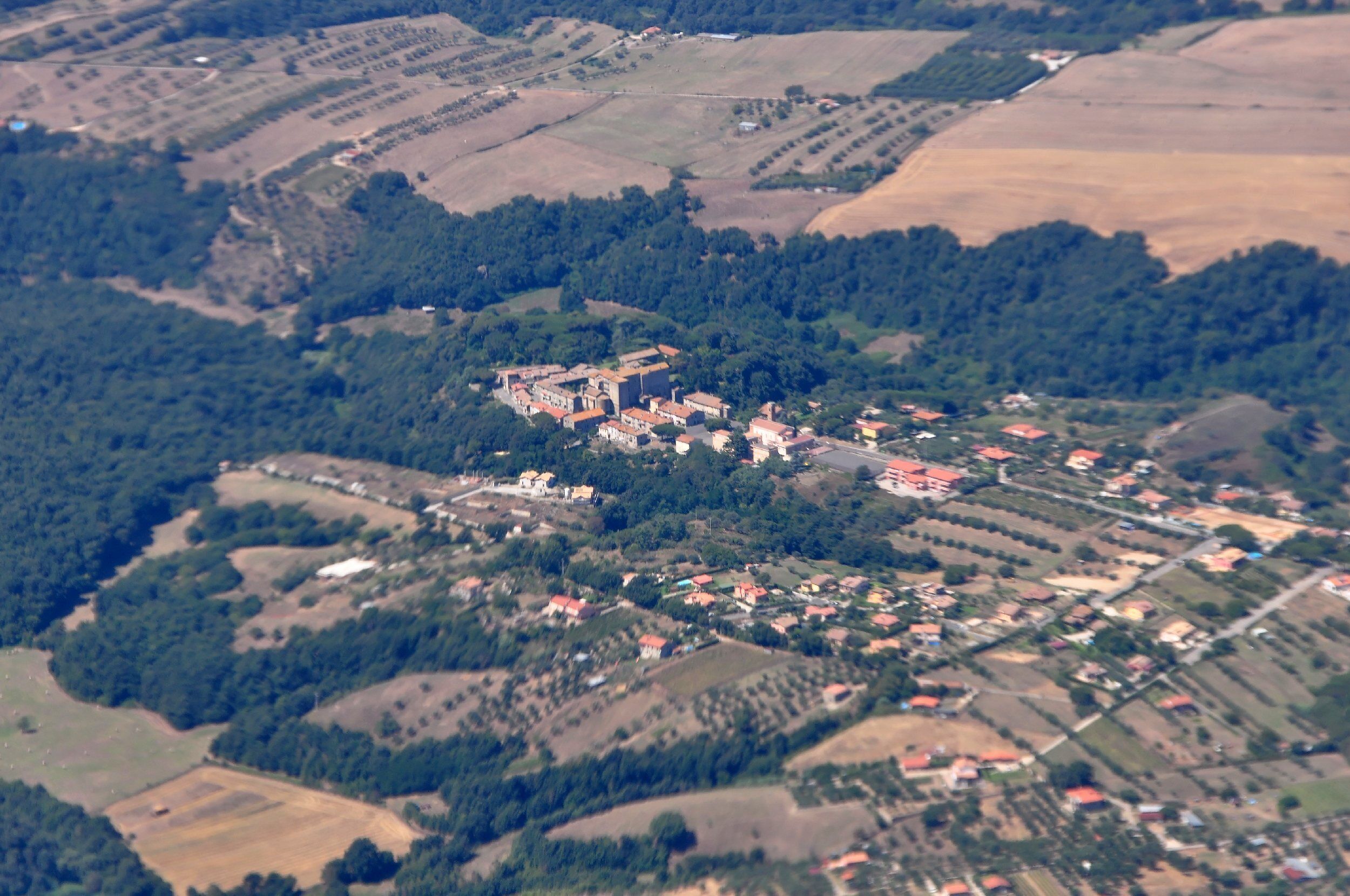 Bilder vom Flug Hannover Rom August 2014