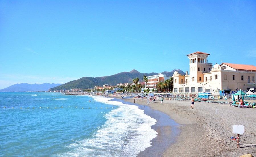 Loano town liguria italy Mediterranean Sea shore; Shutterstock ID 388235437