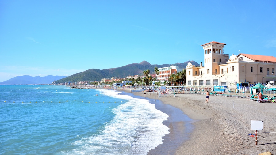 Loano town liguria italy Mediterranean Sea shore; Shutterstock ID 388235437