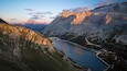 When you climb up the mountains above Fedaia lake you will see some breathtaking views. Fedaia lake is best to be shot at sunset. When you go there at sunrise you might get some really good light on the west valley view.
East view like this offers both lake and mountains in your composition. On the Right upper corner you can see part of Marmolada iceberg.
#BvSApplication #BVSBlue