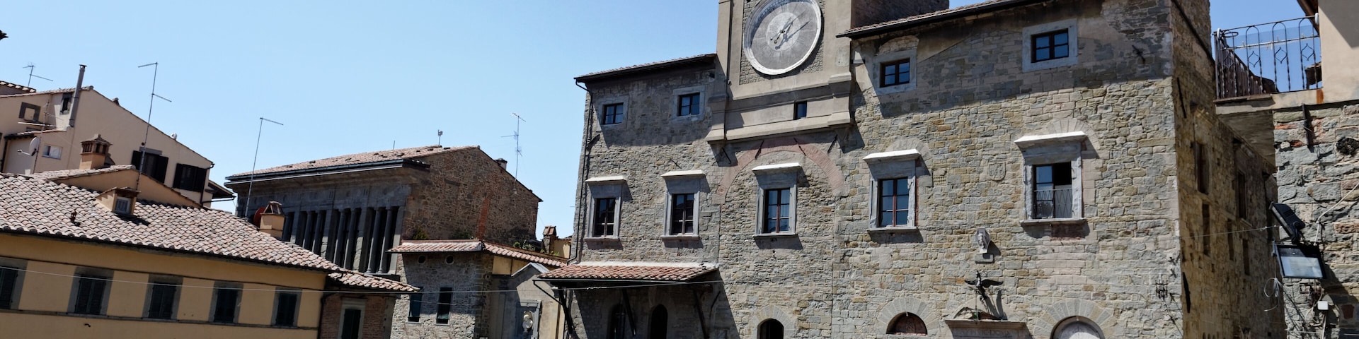 Medieval Old town of Cortona. Tuscany, Italy, Europe