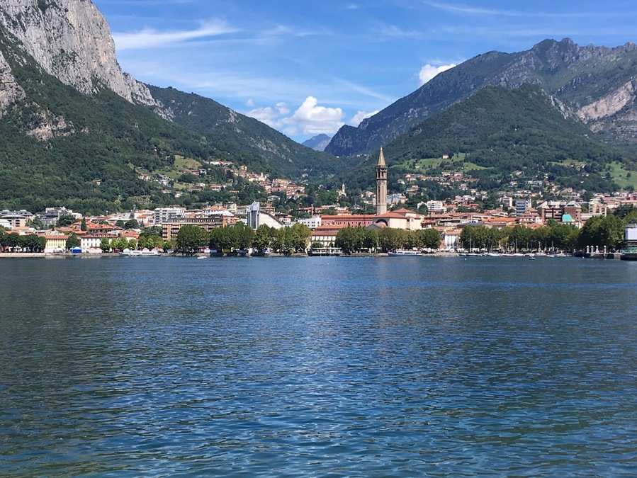 Small town of Lecco, Nothern Italy. About 30 minutes train ride from Milan Central.
