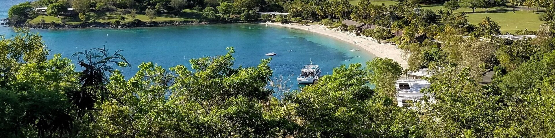 Overlook on North Shore Rd of Caneel Bay